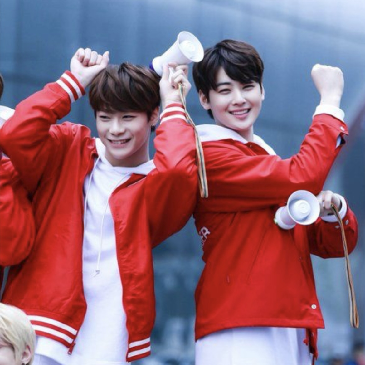 A moment captured by a fan of Cha Eunwoo