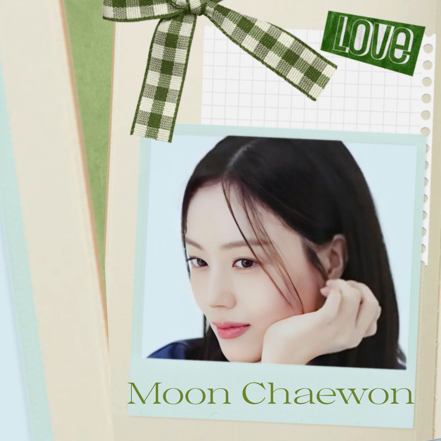 Behind-the-scenes cut of Moon Chaewon