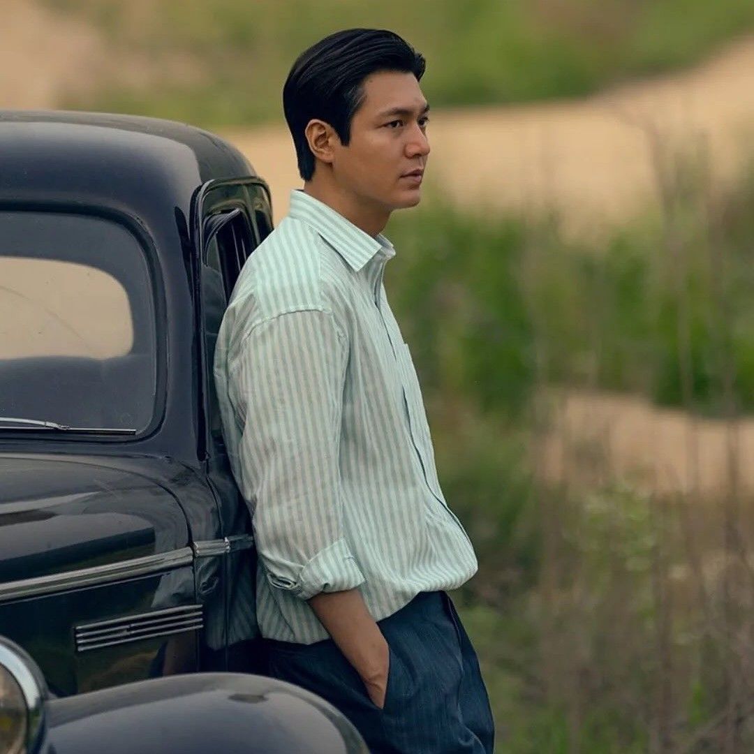 粉絲拍下的李敏鎬瞬間