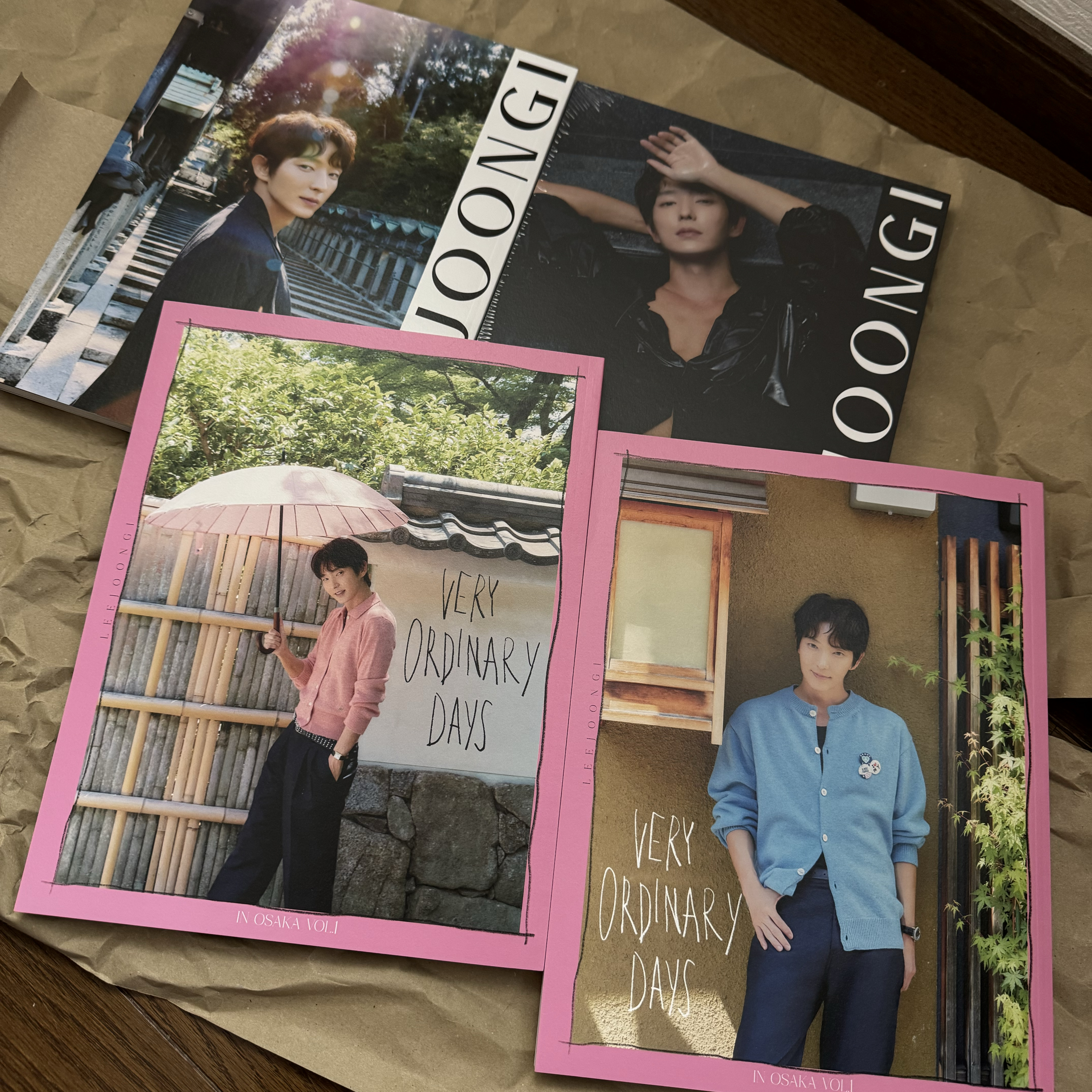 Behind-the-scenes cut of Lee Joongi