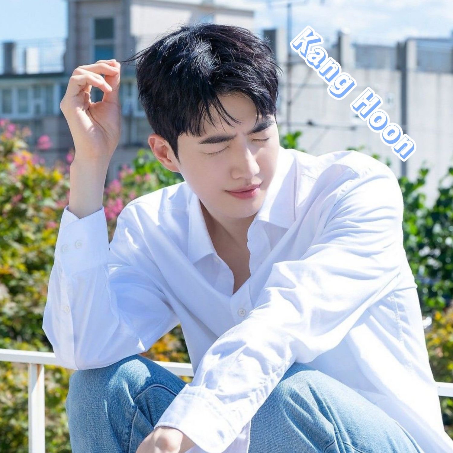 A moment captured by a fan of Kang Hoon