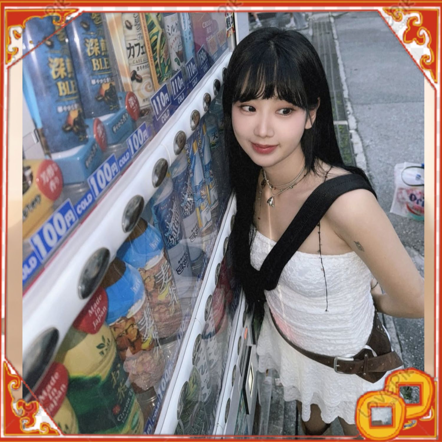 A moment captured by a fan of Kang Hyeyeon