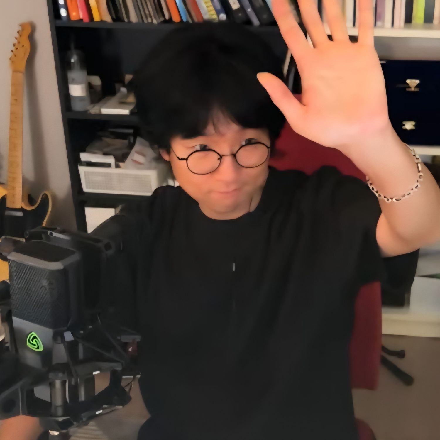 A moment captured by a fan of Bak Changgeun