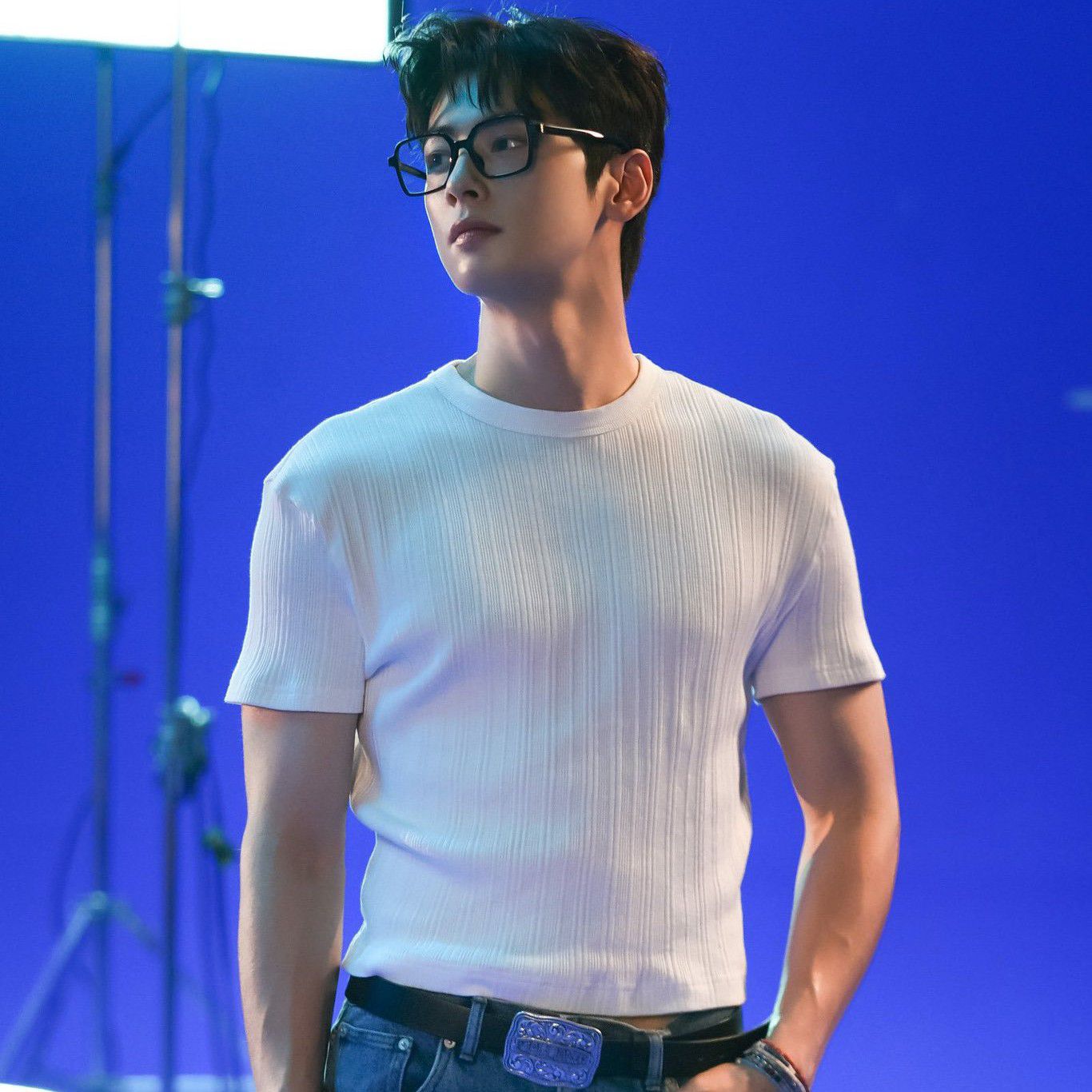 A moment captured by a fan of Cha Eunwoo