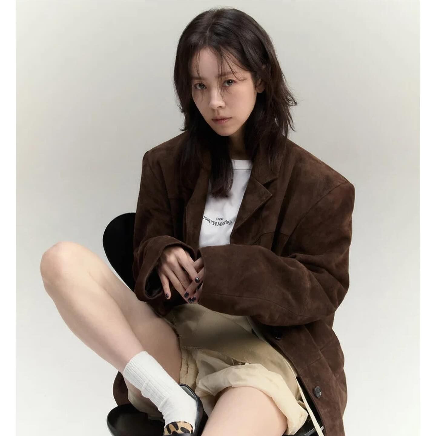 한지민의 비하인드 컷