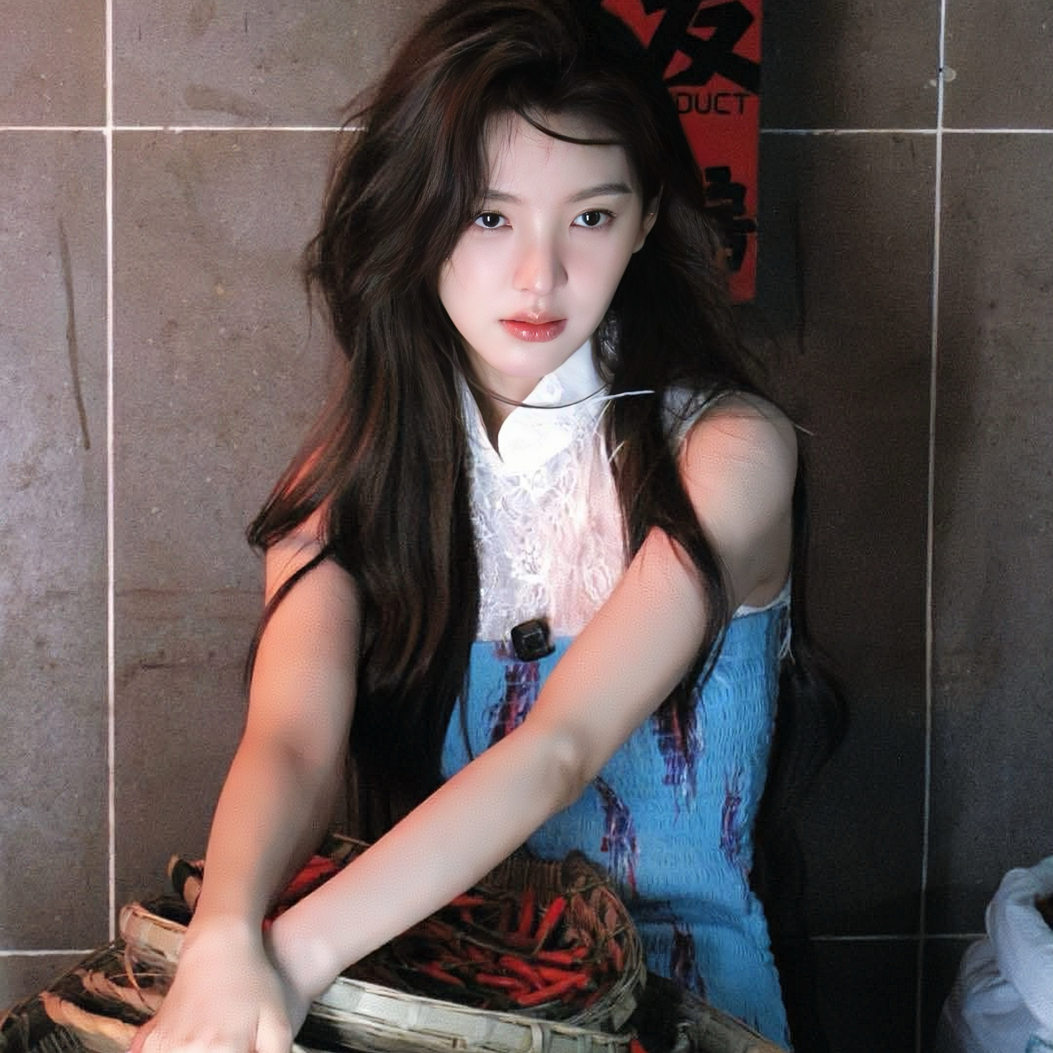 Behind-the-scenes cut of Zhang Ruonan