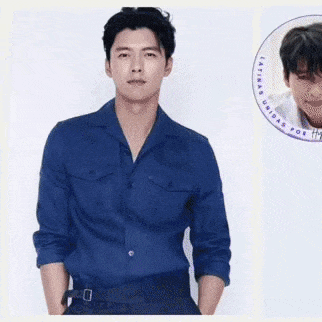 A moment captured by a fan of Hyun Bin