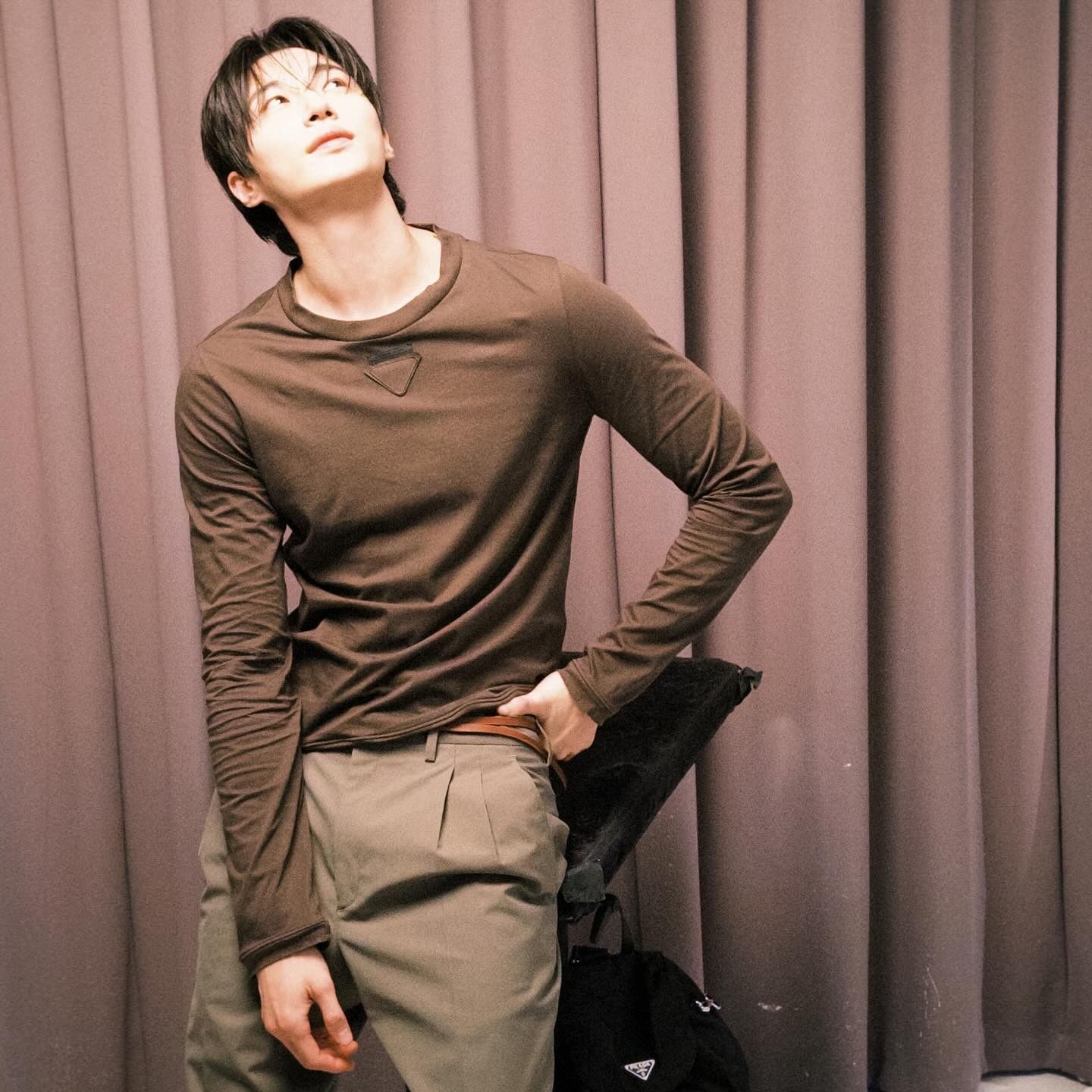 A moment captured by a fan of Byeon Wooseok