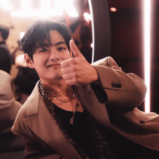 A moment captured by a fan of Kim Taehyung (V)