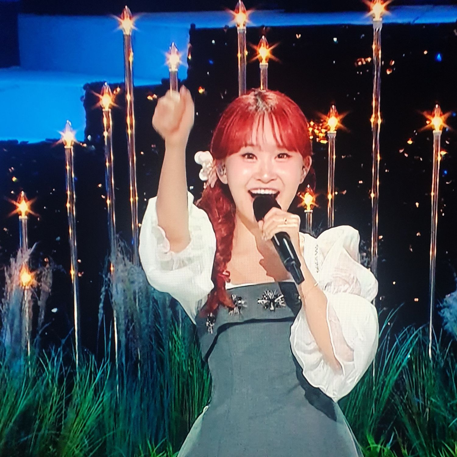 粉丝拍下的金多贤瞬间