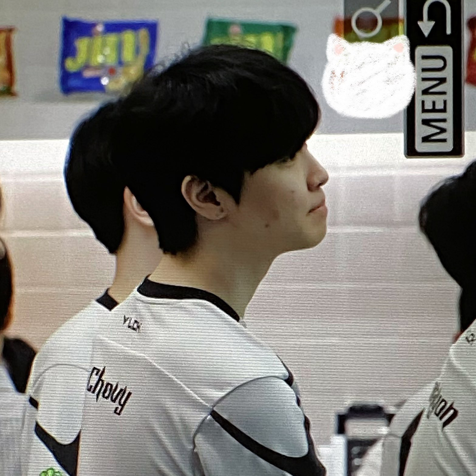 A moment captured by a fan of Chovy