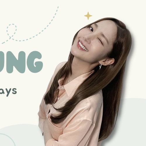Behind-the-scenes cut of Park Minyoung
