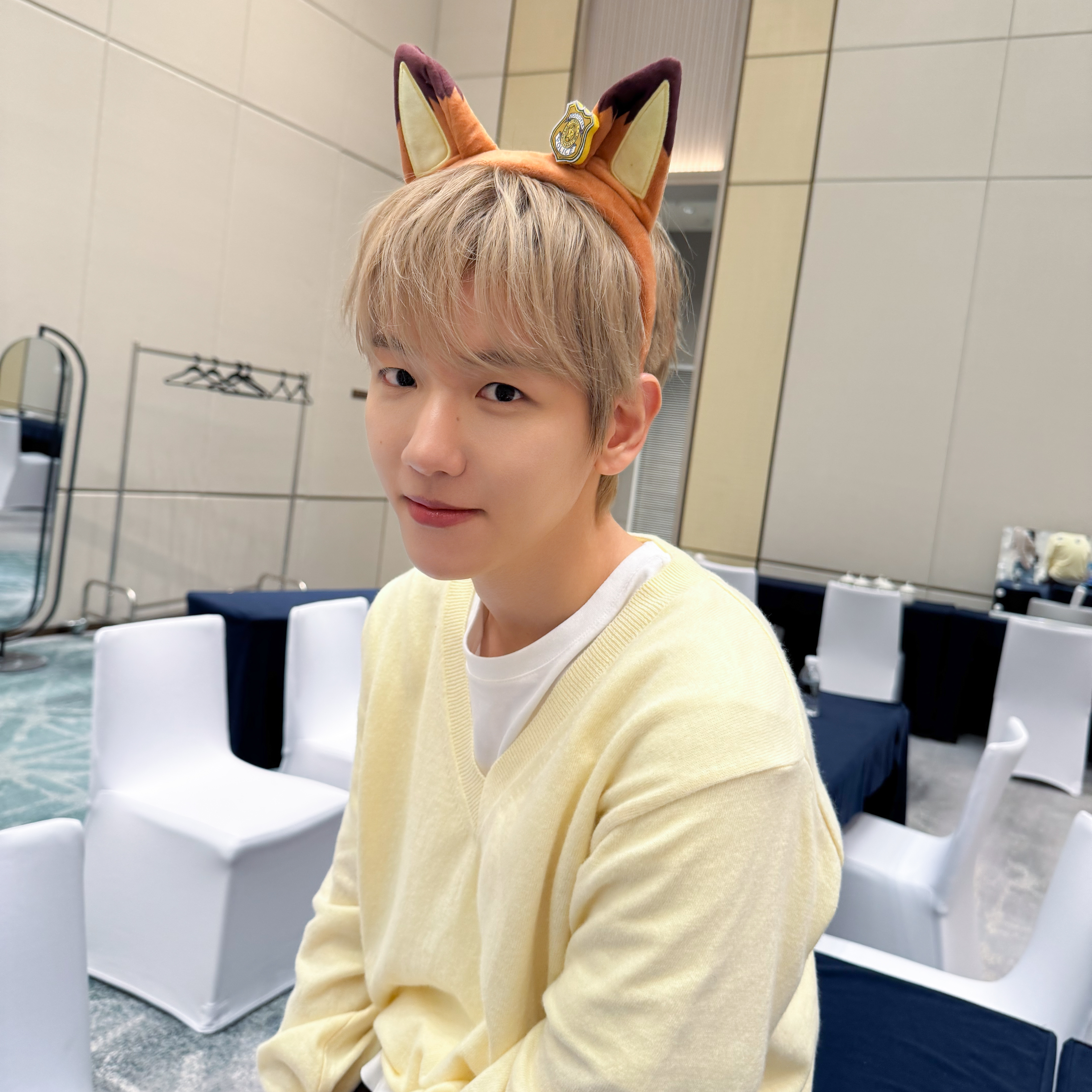 A moment captured by a fan of Baekhyun