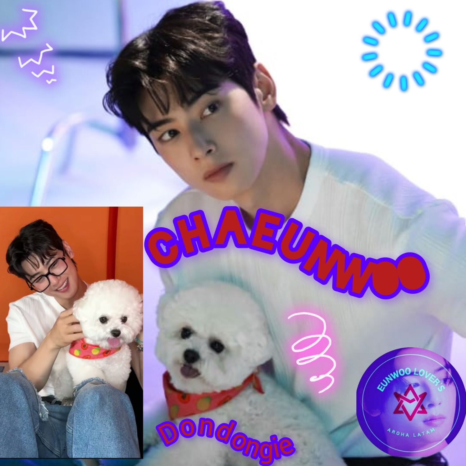 Behind-the-scenes cut of Cha Eunwoo