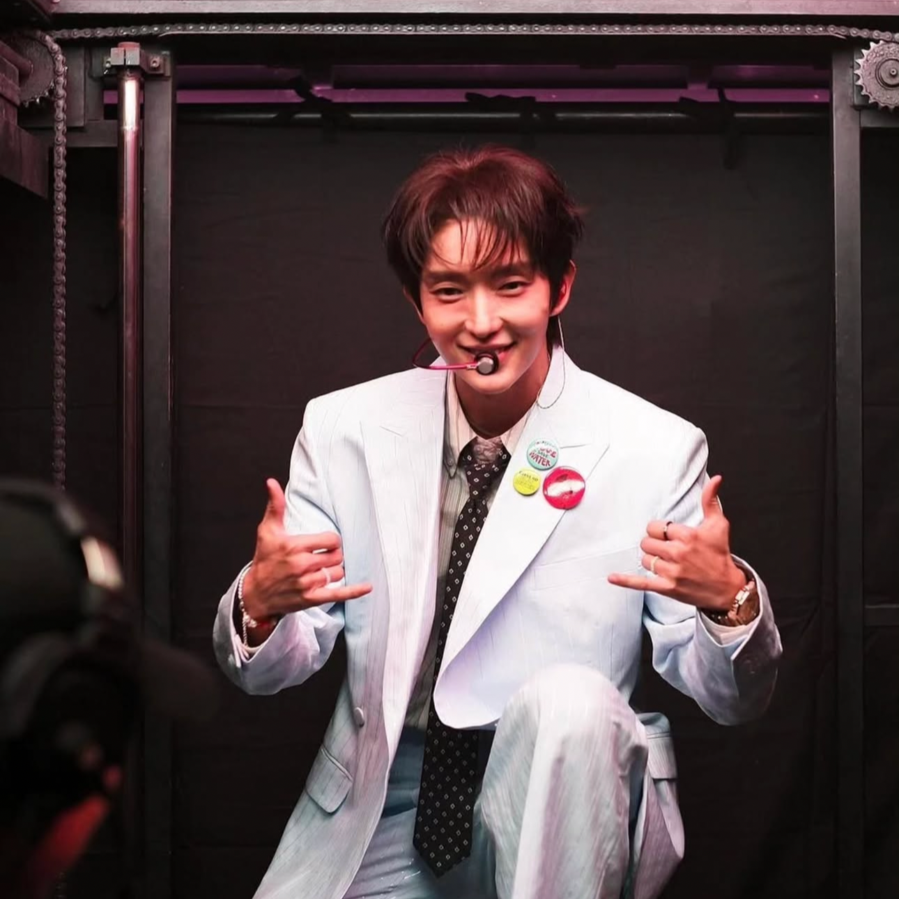 Behind-the-scenes cut of Lee Joongi