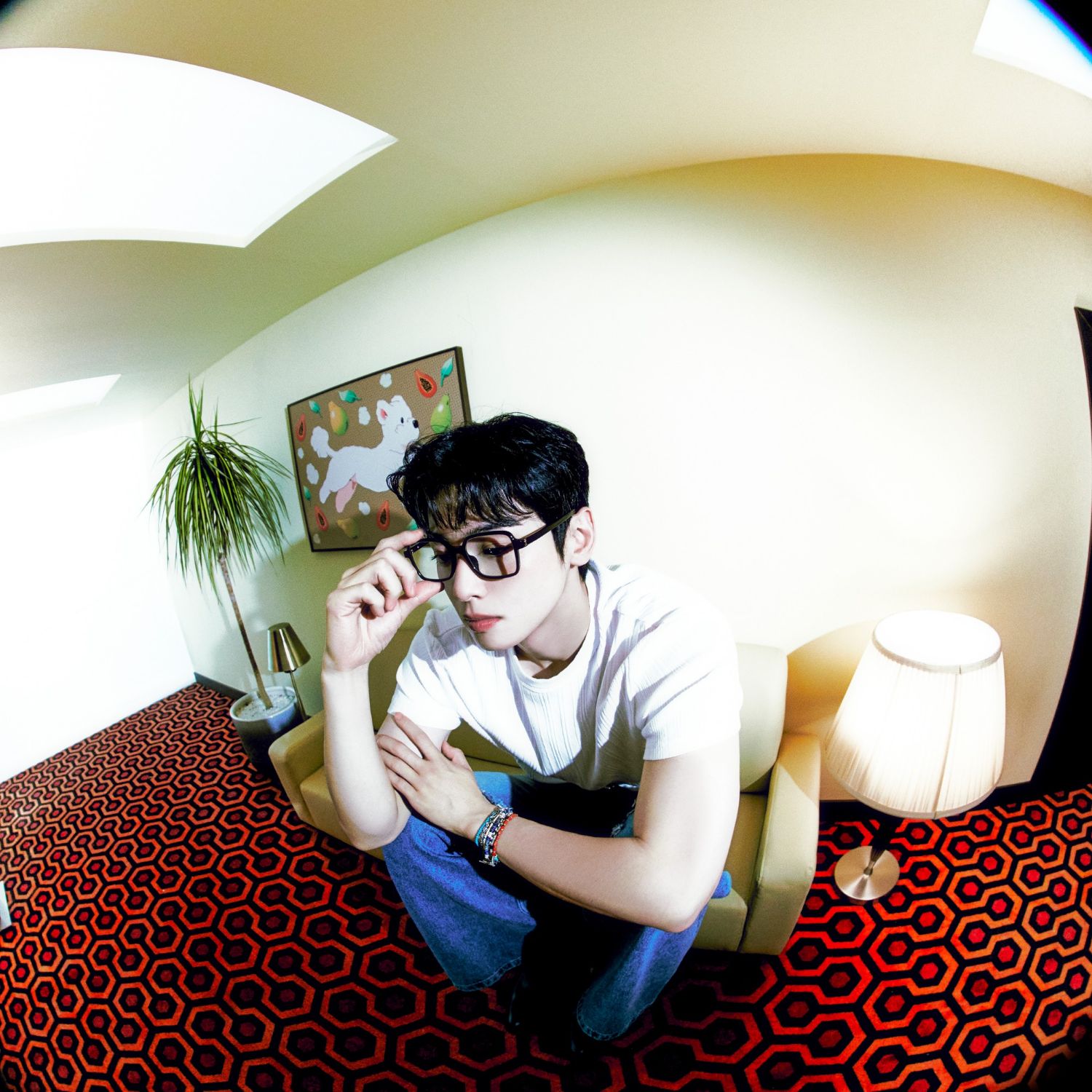 A moment captured by a fan of Cha Eunwoo