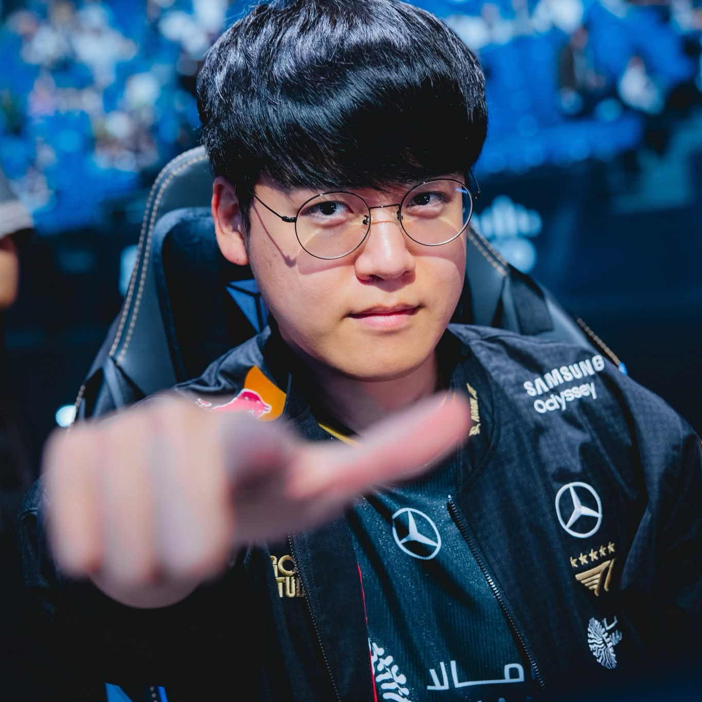 A moment captured by a fan of Gumayusi