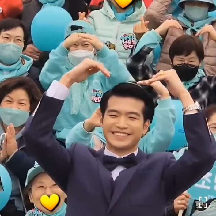 粉絲拍下的趙明燮瞬間