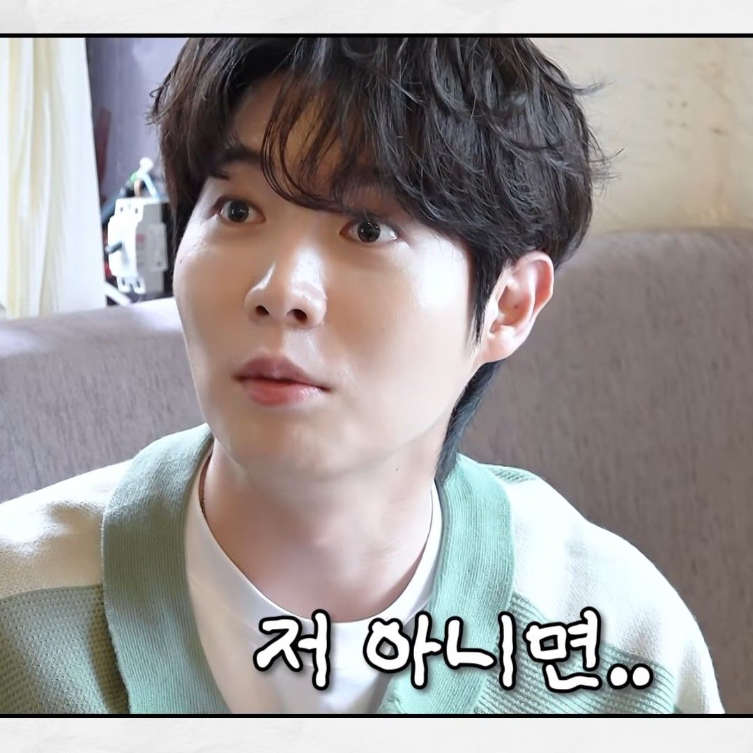 Behind-the-scenes cut of Son Taejin