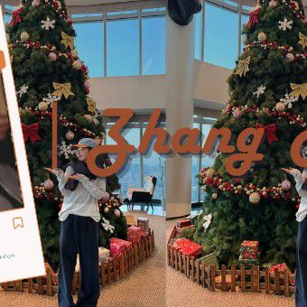 A moment captured by a fan of Zhang Ruonan