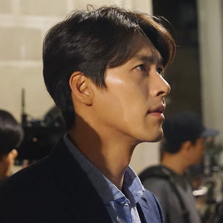 Behind-the-scenes cut of Hyun Bin