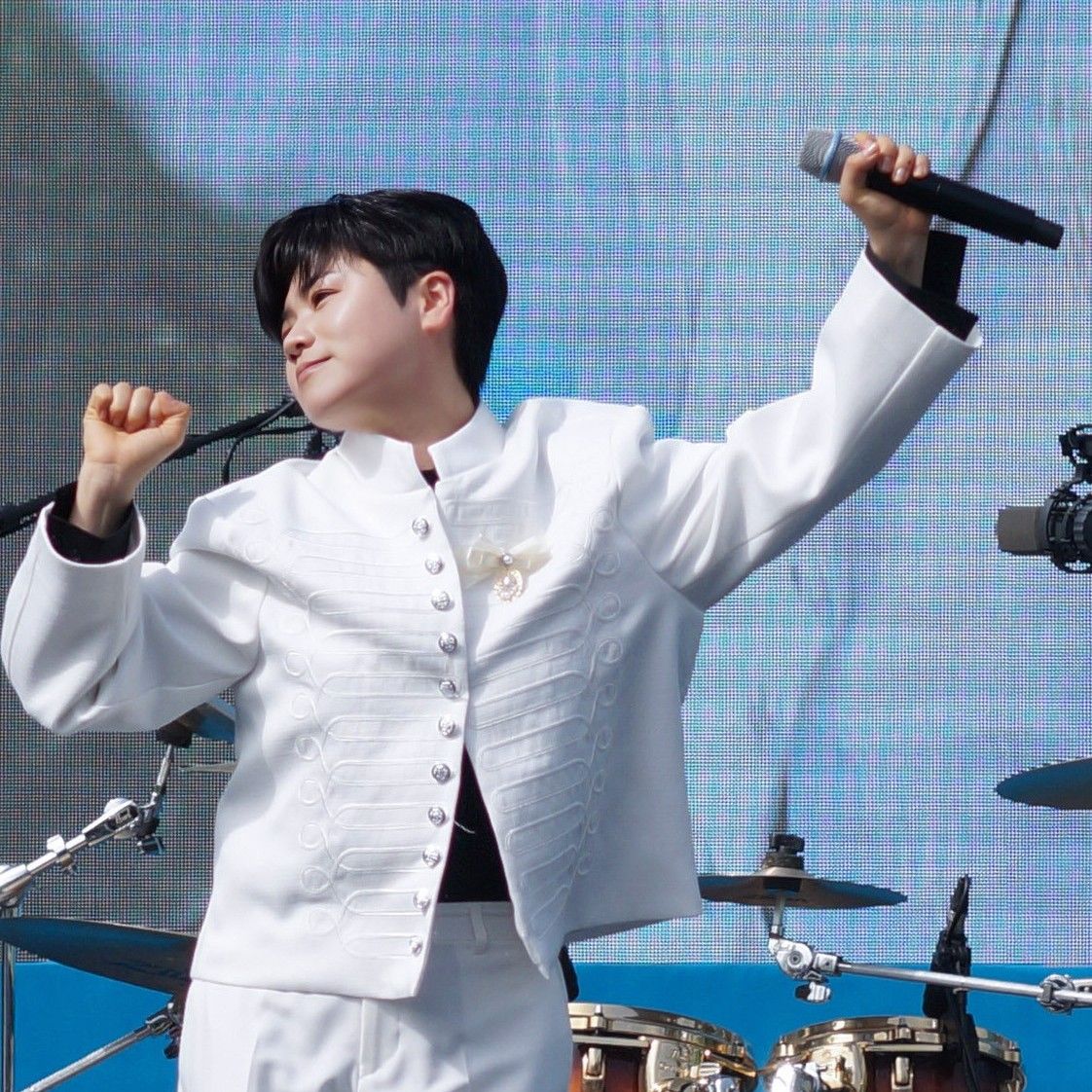 A moment captured by a fan of Ma Ijin
