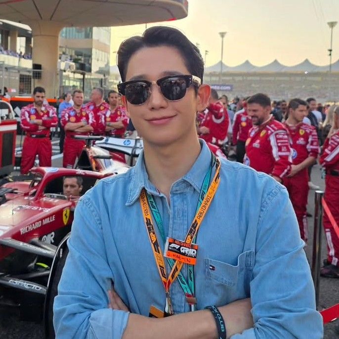 粉絲拍下的丁海寅瞬間