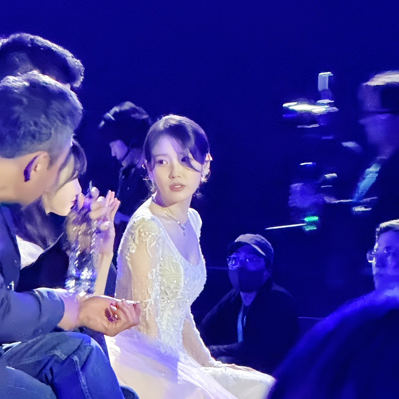 Behind-the-scenes cut of IU