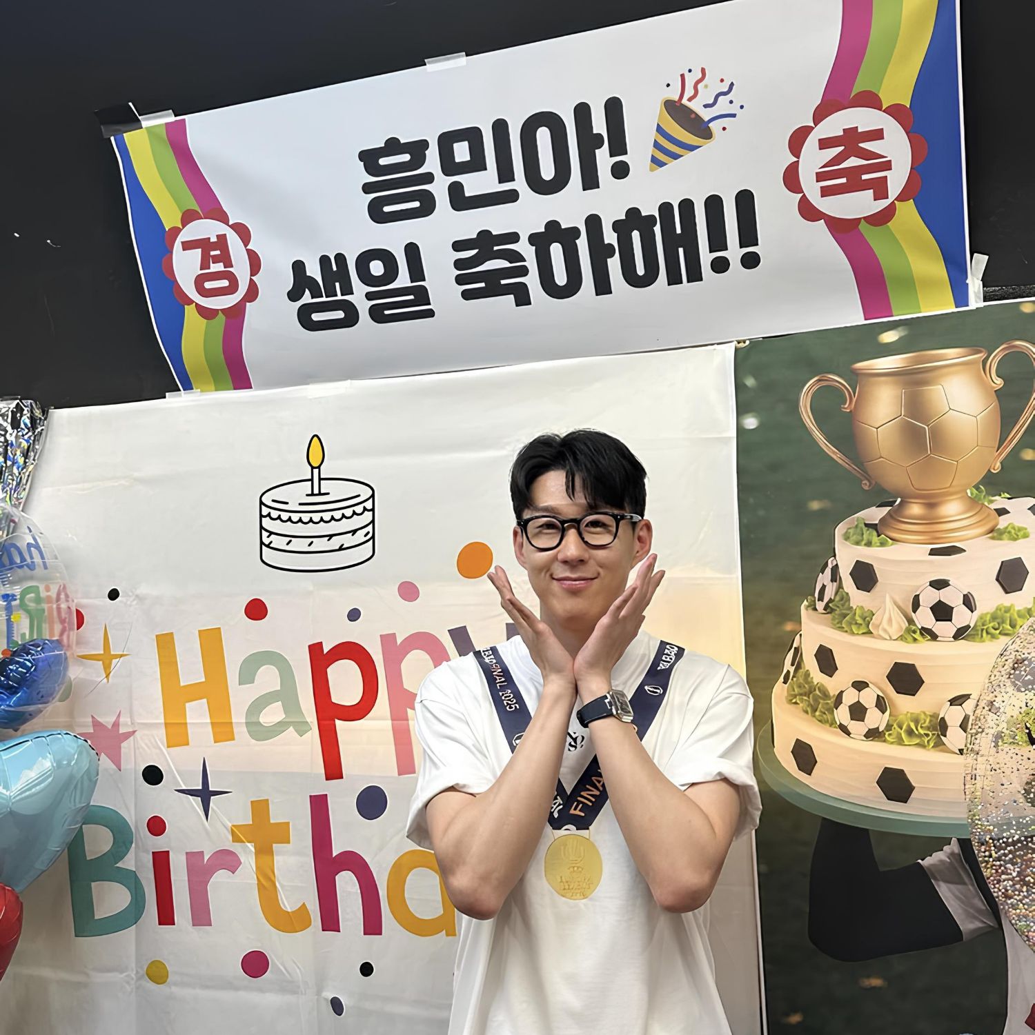 Behind-the-scenes cut of Son Heungmin
