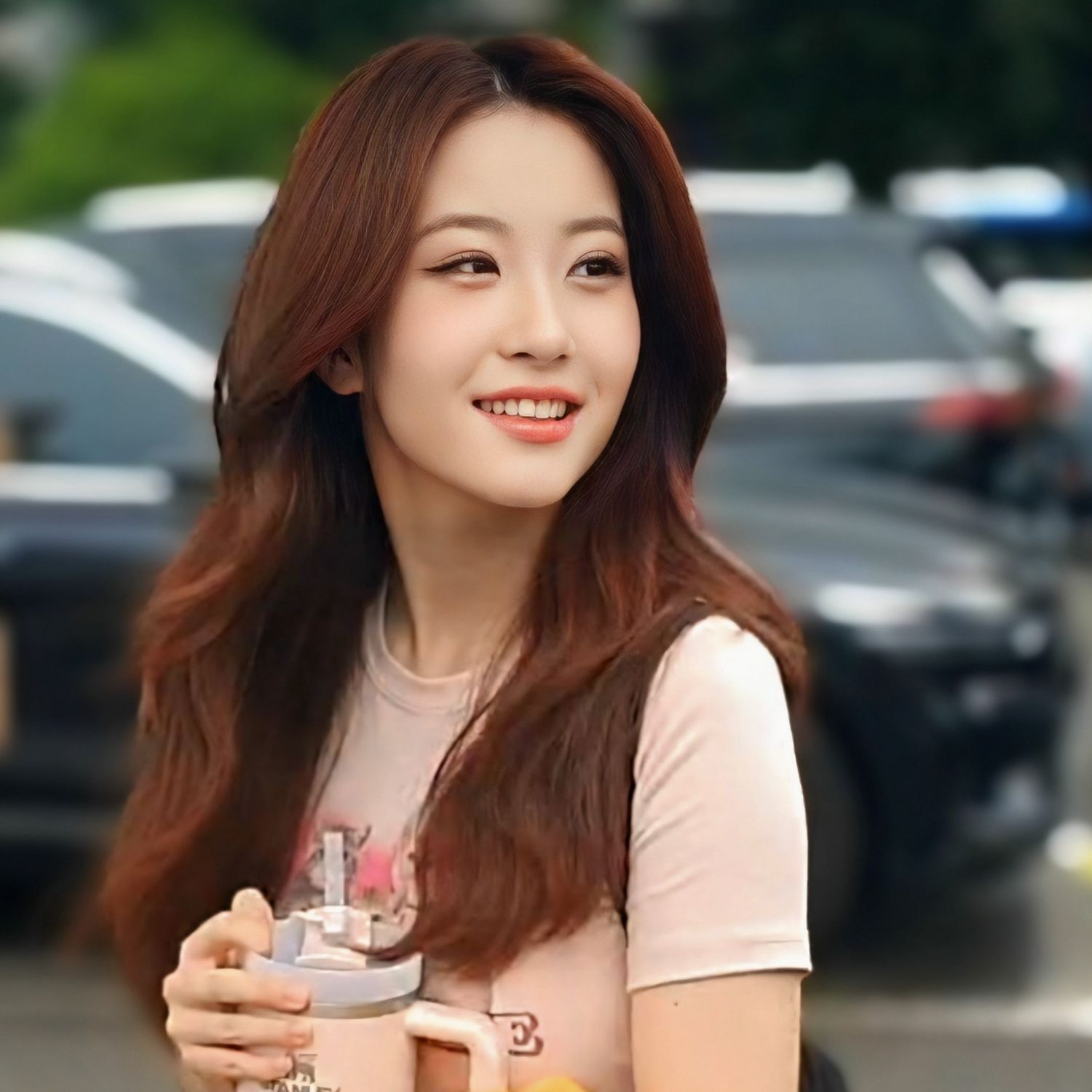 A moment captured by a fan of Oh Yujin