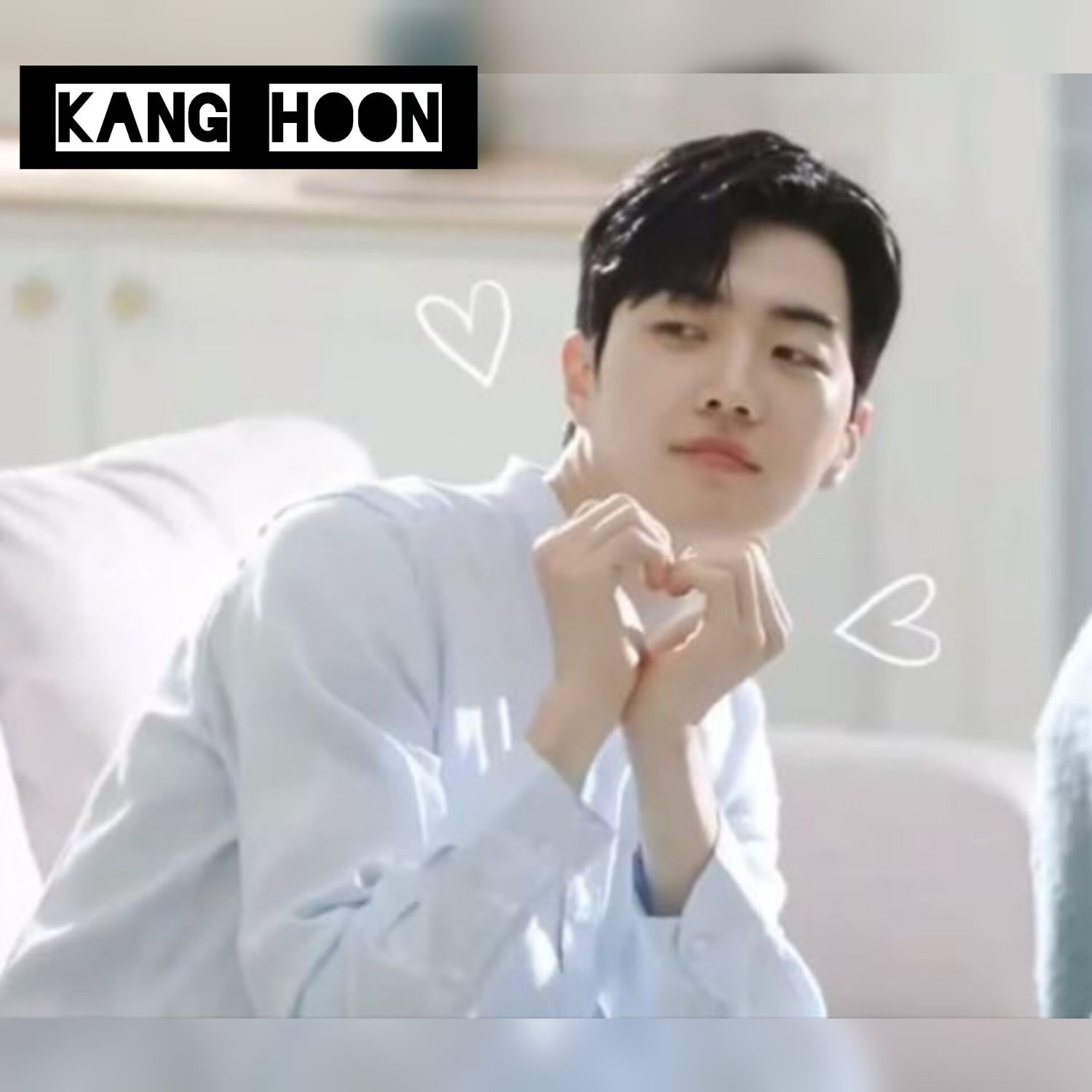 Behind-the-scenes cut of Kang Hoon