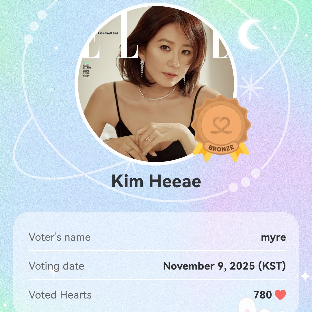 Behind-the-scenes cut of Kim Heeae