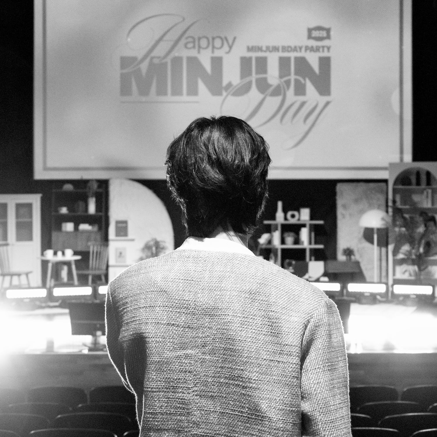 A moment captured by a fan of Song Minjun