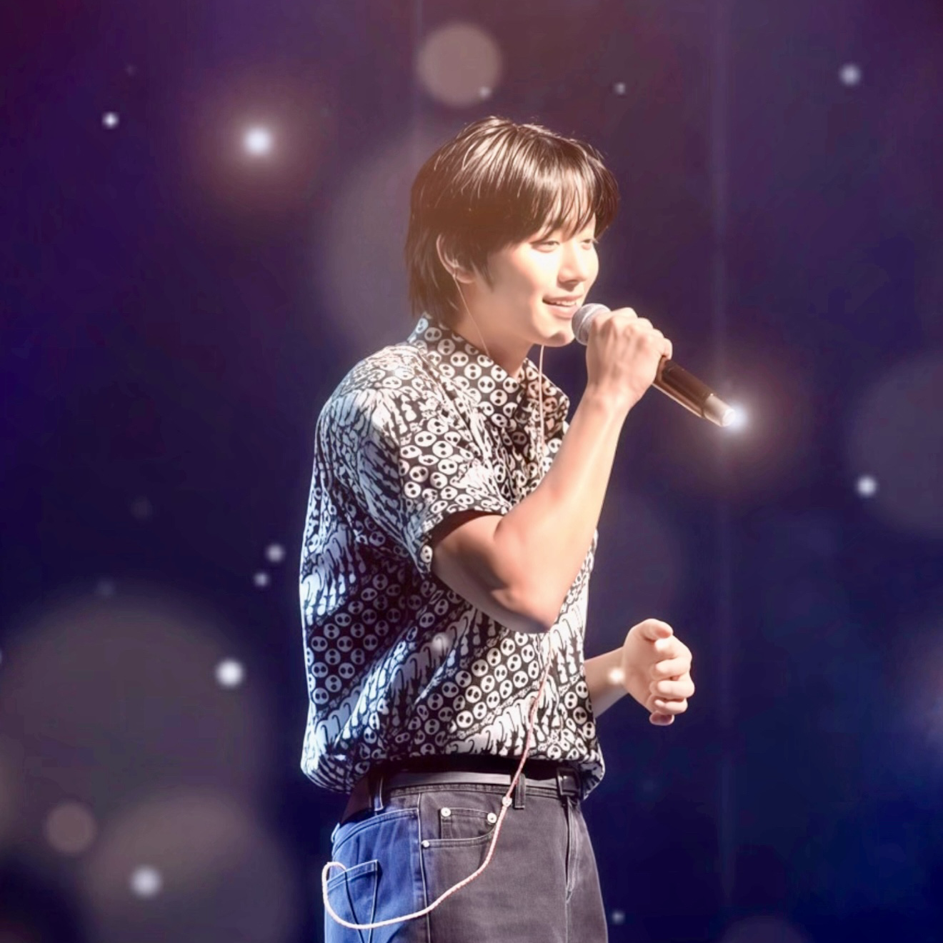 A moment captured by a fan of Ahn Hyoseop