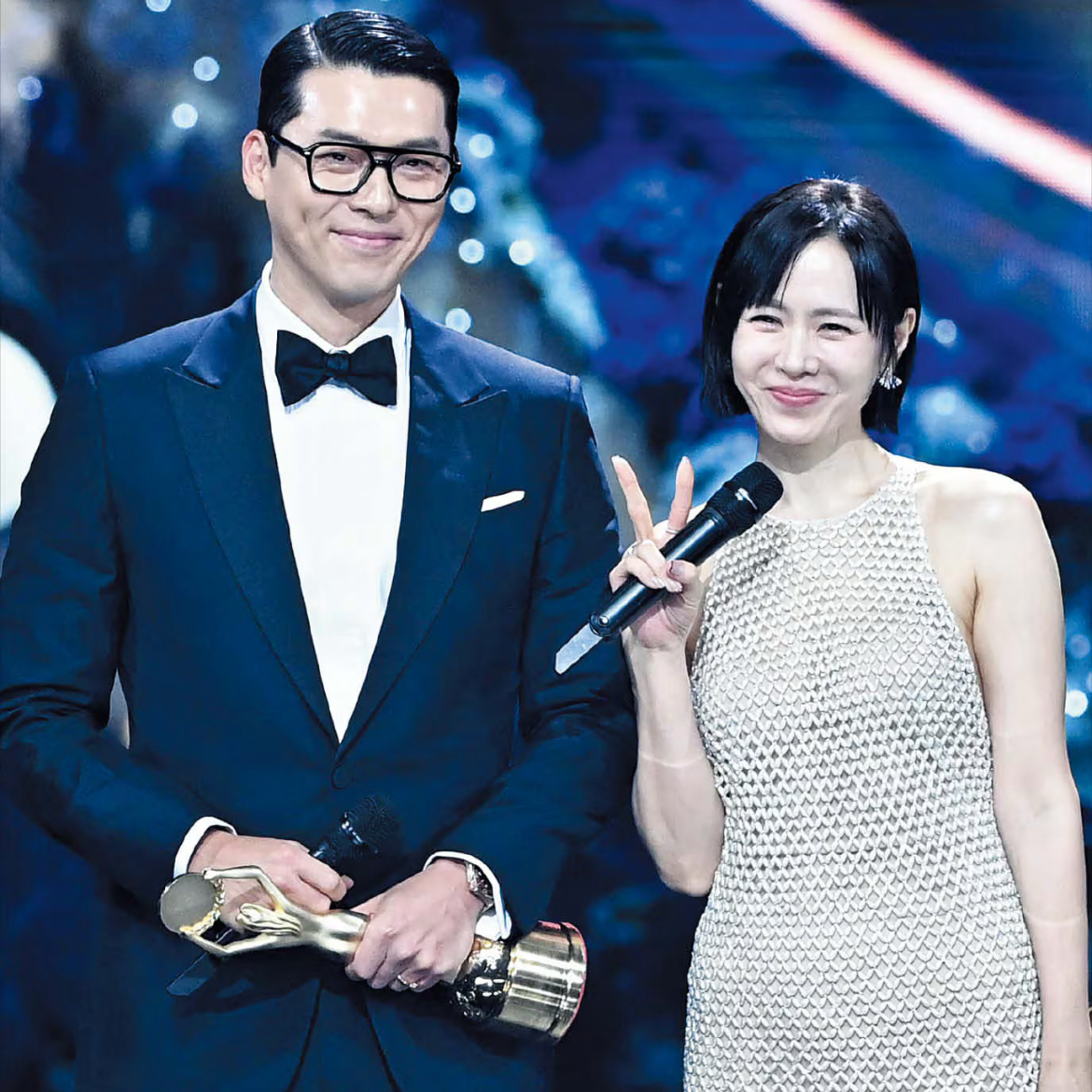 A moment captured by a fan of Hyun Bin