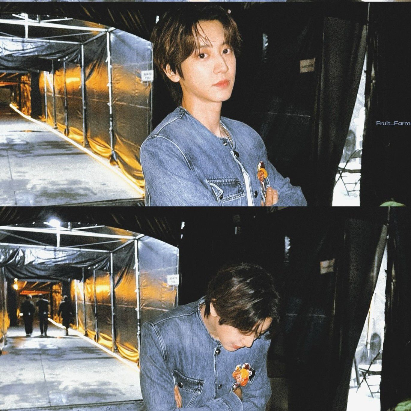 A moment captured by a fan of Chanyeol