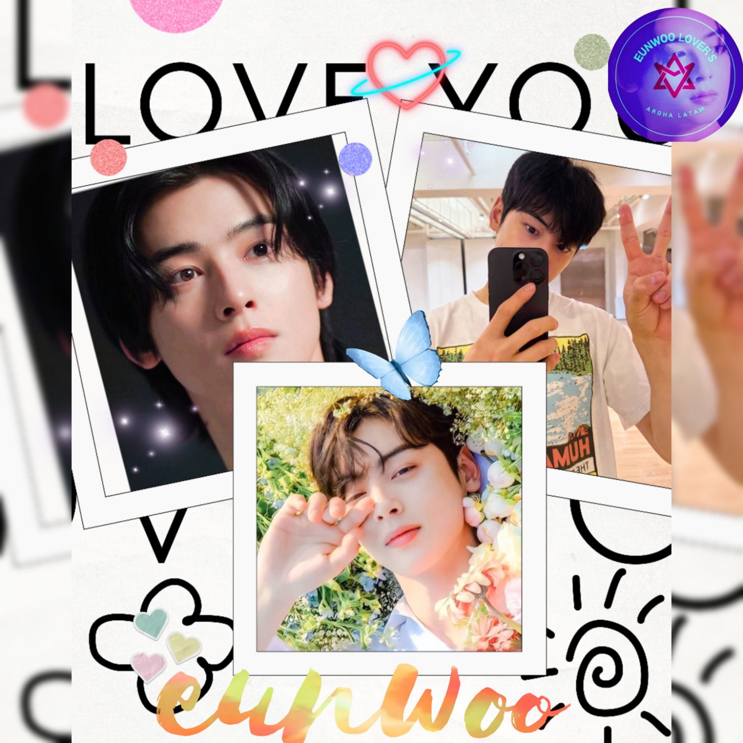 Behind-the-scenes cut of Cha Eunwoo