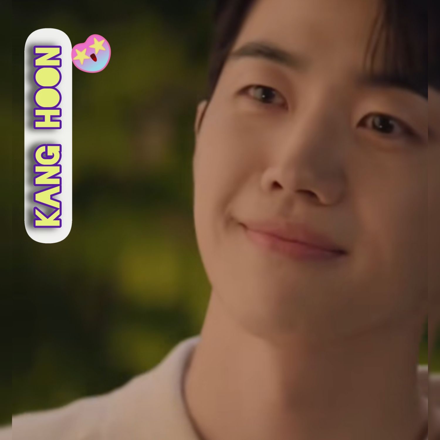 Behind-the-scenes cut of Kang Hoon