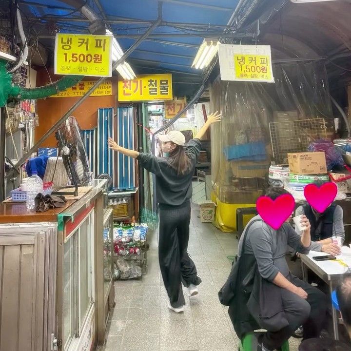 Behind-the-scenes cut of Kim Heesun