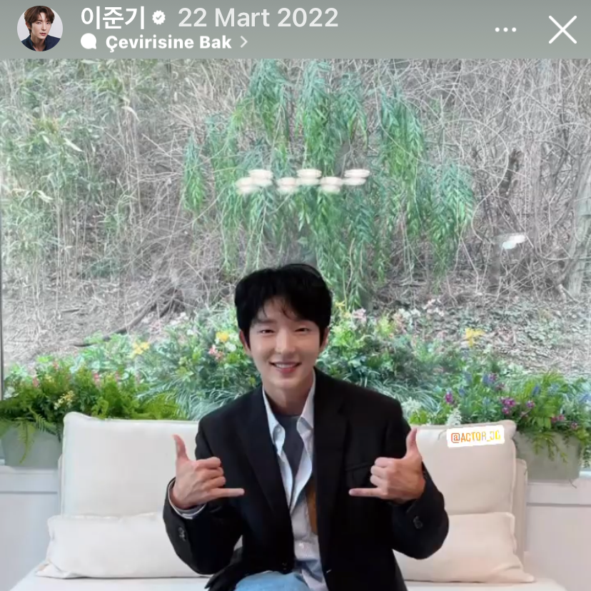 Behind-the-scenes cut of Lee Joongi