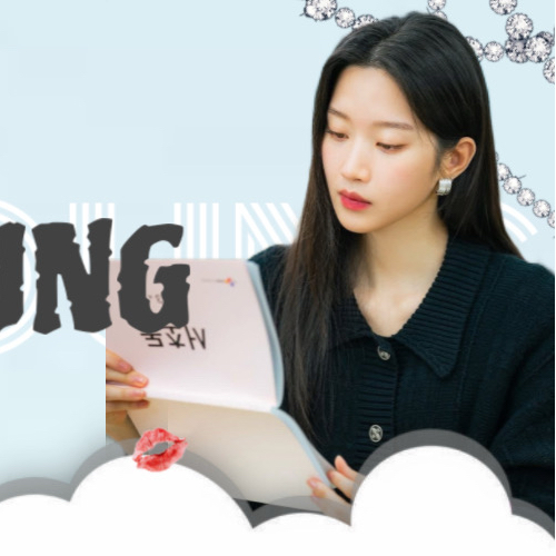 Behind-the-scenes cut of Mun Kayoung
