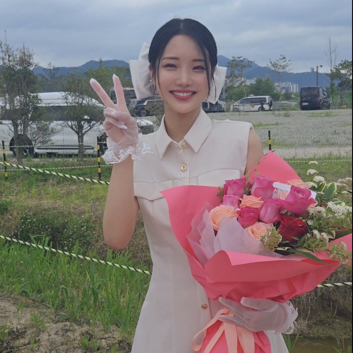 Behind-the-scenes cut of Kim Soyeon (2004)