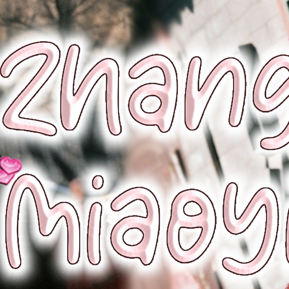Behind-the-scenes cut of Zhang Miaoyi