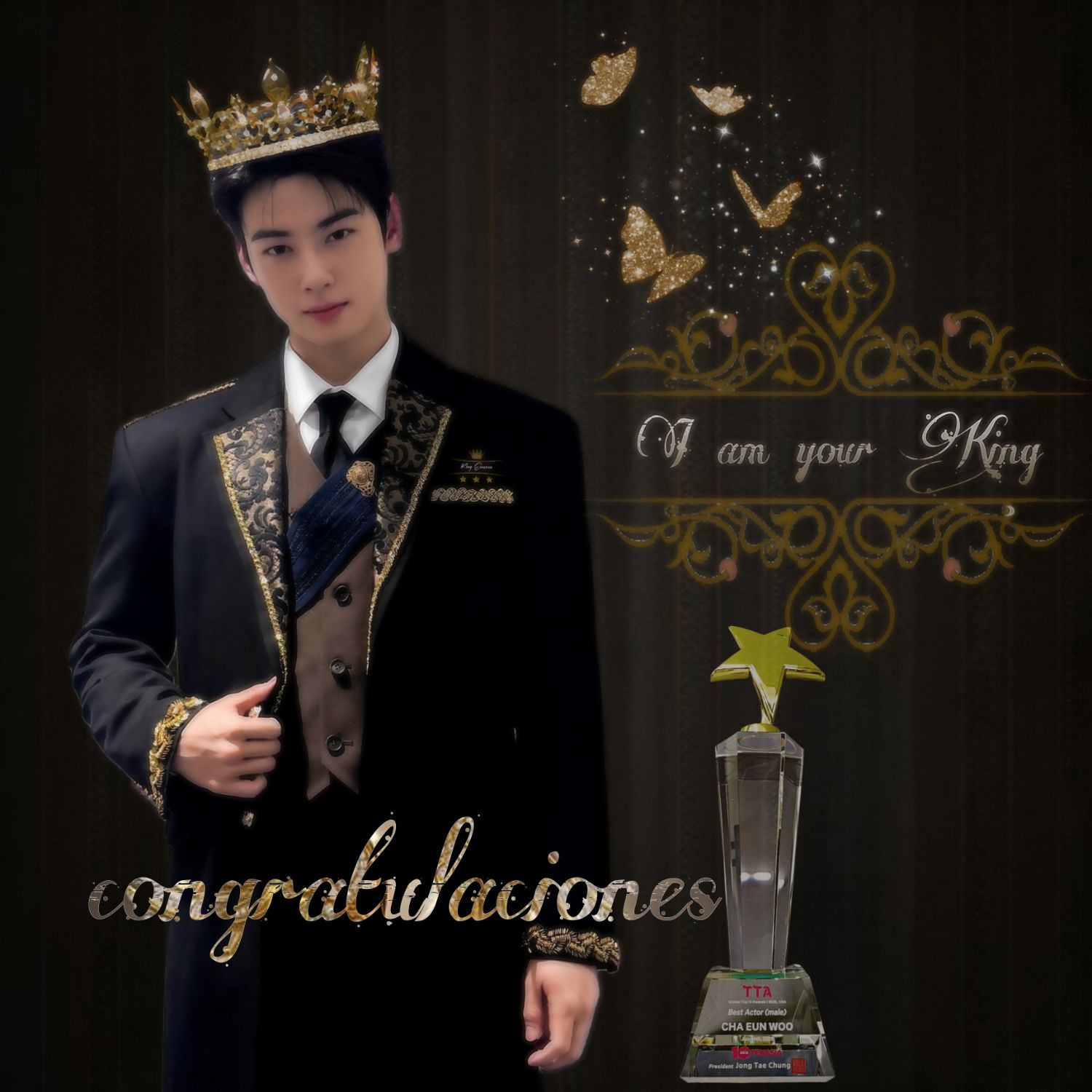 Behind-the-scenes cut of Cha Eunwoo