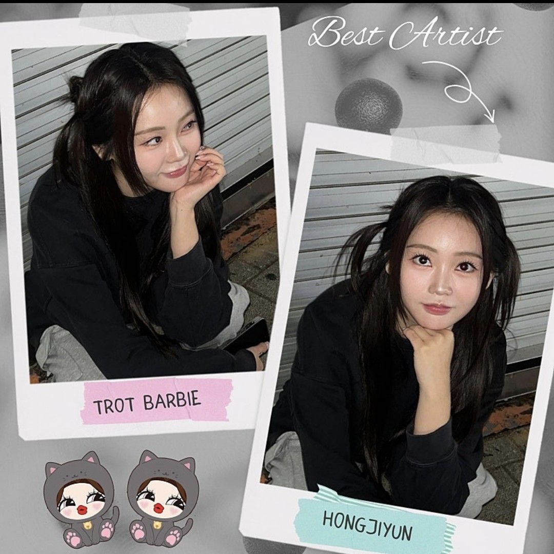 Behind-the-scenes cut of Hong Jiyoon