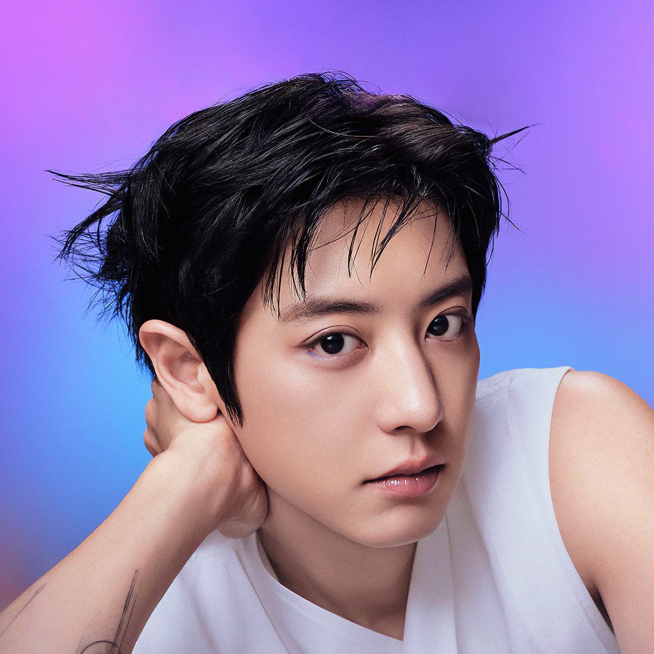 A moment captured by a fan of Chanyeol