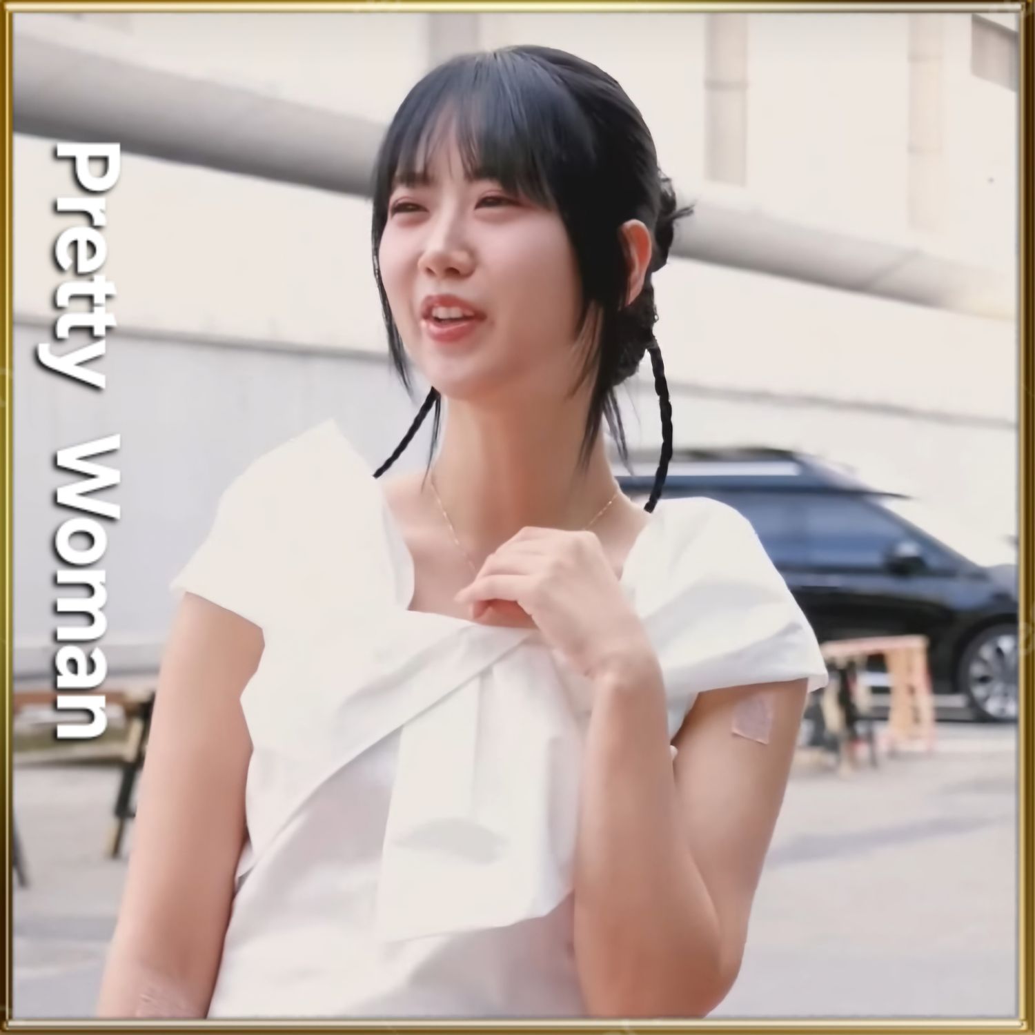 A moment captured by a fan of Kang Hyeyeon