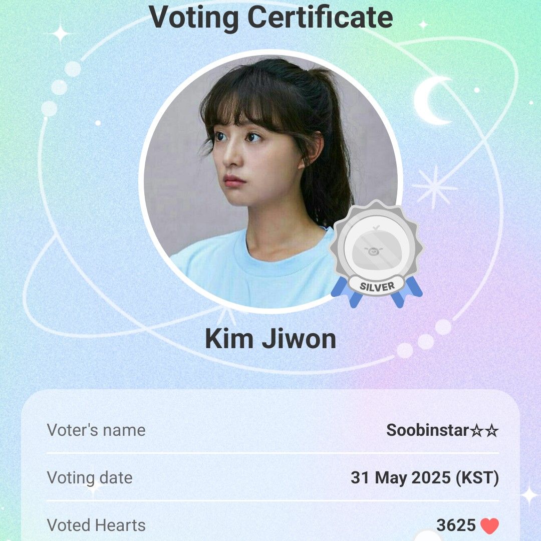 Behind-the-scenes cut of Kim Jiwon
