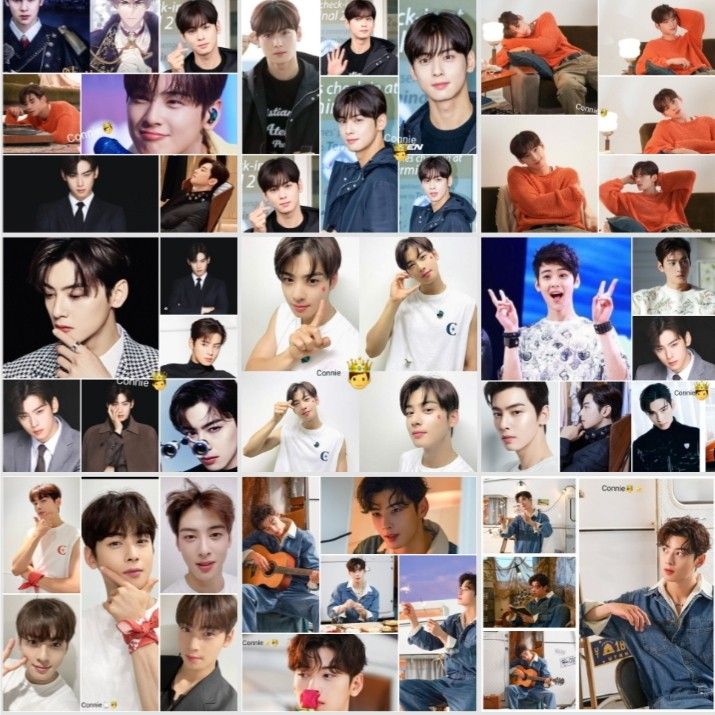 Behind-the-scenes cut of Cha Eunwoo