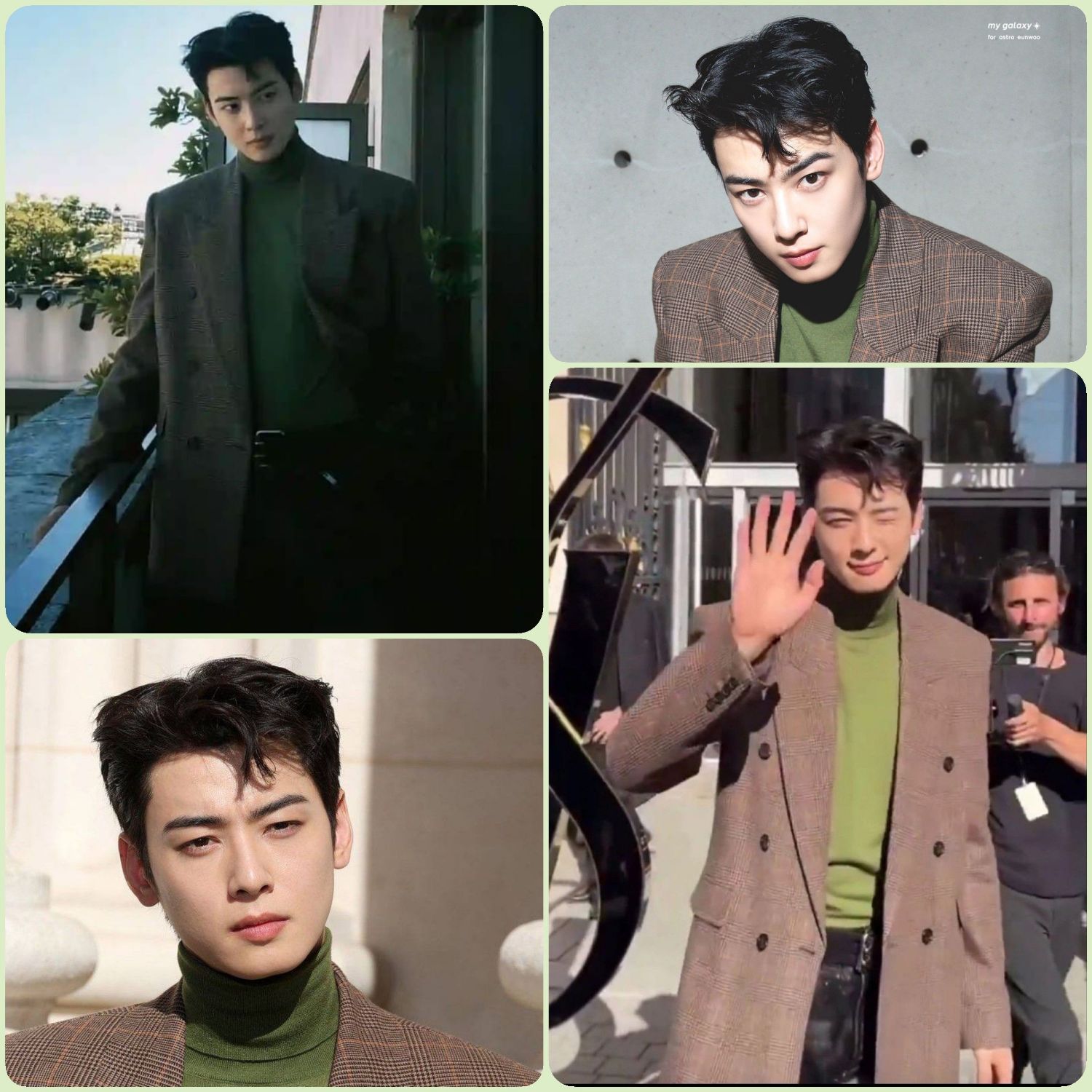 Behind-the-scenes cut of Cha Eunwoo